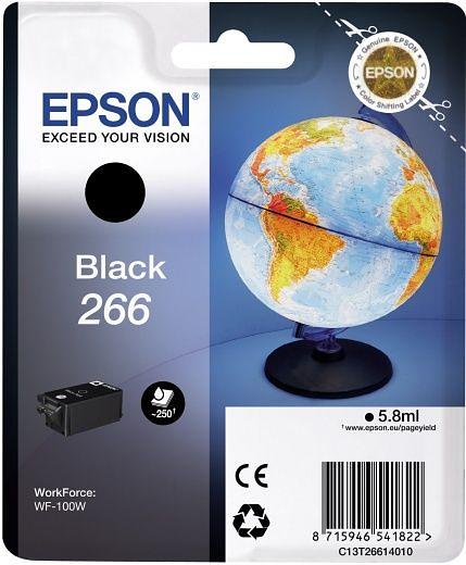 Картридж струйный Epson T266 C13T26614010 черный (250стр.) (5.8мл) для Epson WF-100W фото 1