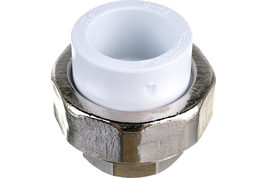 Муфта полипропиленовая PPR разъемная ВР 20x1/2' фото 2
