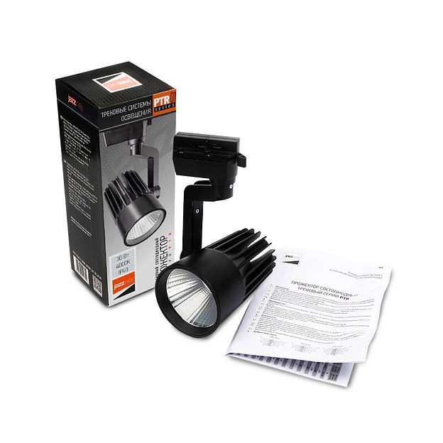 Светильник светодиодный трековый на шинопровод ДПО- 30Вт 4000K 3000Лм 24° BL (чёрный) IP40 Jazzway JazzWay 5022713 фото 6