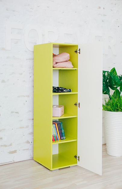 Шкаф пенал детский «Домик» мятный фото 4