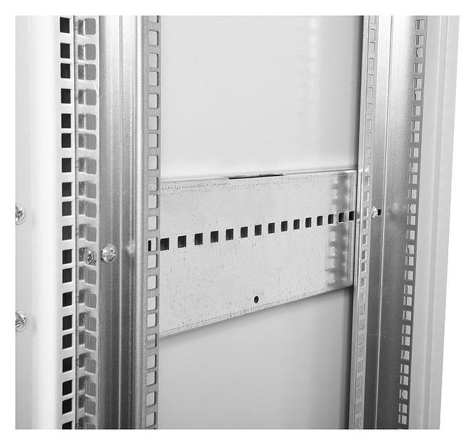 Шкаф коммутационный ЦМО ШТК-М-42.6.8-44АА 42U 600x800мм пер.дв.перфор. задн.дв.перфор. 2 бок.пан. 650кг серый фото 2