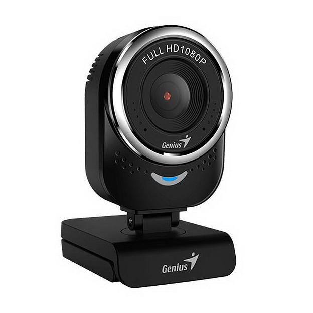 Веб-камера Genius QCam 6000 черная (Black) new package, 1080p Full HD, Mic, 360°, универсальное мониторное крепление, гнездо для штатива фото 1