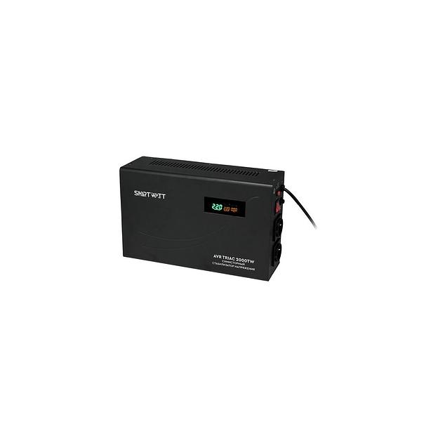 Стабилизатор напряжения SMARTWATT AVR Triac 2000TW черный [4512020380003] фото 1