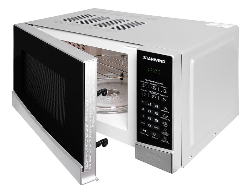Микроволновая Печь Starwind SMW3120 20л. 700Вт серебристый/черный фото 7
