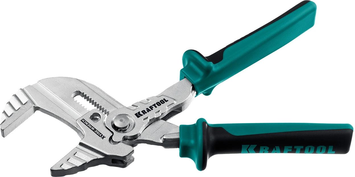 Клещи KRAFTOOL VISE-WRENCH X, 180 мм, клещи переставные-гаечный ключ (22066) фото 2