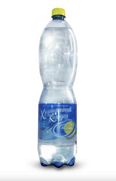 Питьевая вода со вкусом лимона «Хрустальный колодец» 1,5 л, опт фото 1
