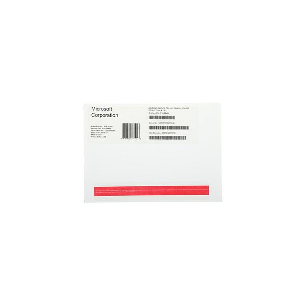 ПО Microsoft Windows Server CAL 2022 English 1pk DSP OEI 5 Clt User CAL (R18-06466) фото 1