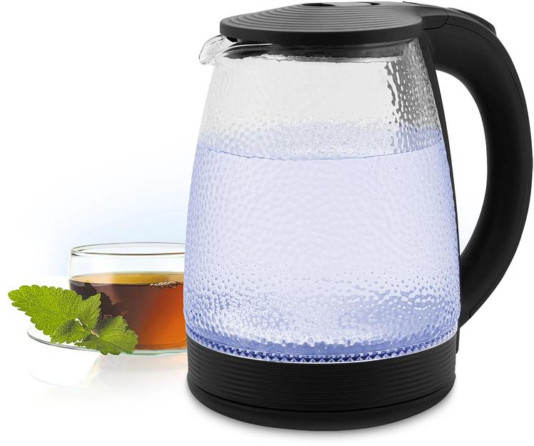 Чайник электрический Vitek VT-7003 1.7л. 2200Вт разноцветный корпус: стекло фото 6