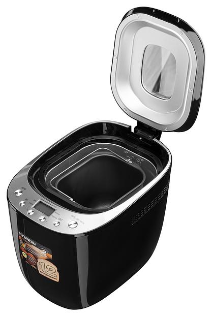 Хлебопечь Hyundai HYBM-P0212 600Вт черный/серебристый фото 4