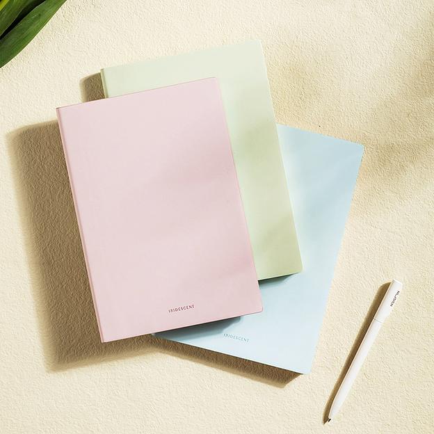 Блокнот Deli EN140LBLUE A5 210х143мм искусст. кожа 96л линейка мягкая обложка голубой фото 6