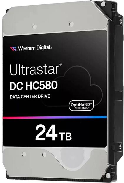 Жесткий диск WD SATA-III 24TB 0F65101 WUH722424ALE604 Ultrastar DC HC580 4KN (7200rpm) 512Mb 3.5" фото 2