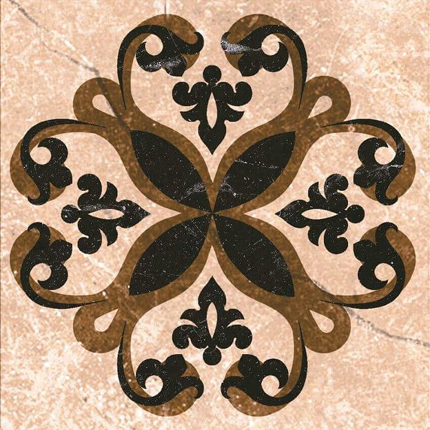 Керамический гранит GRASARO Imperador 70x70 вставка tako G-101/G/t01 фото 1