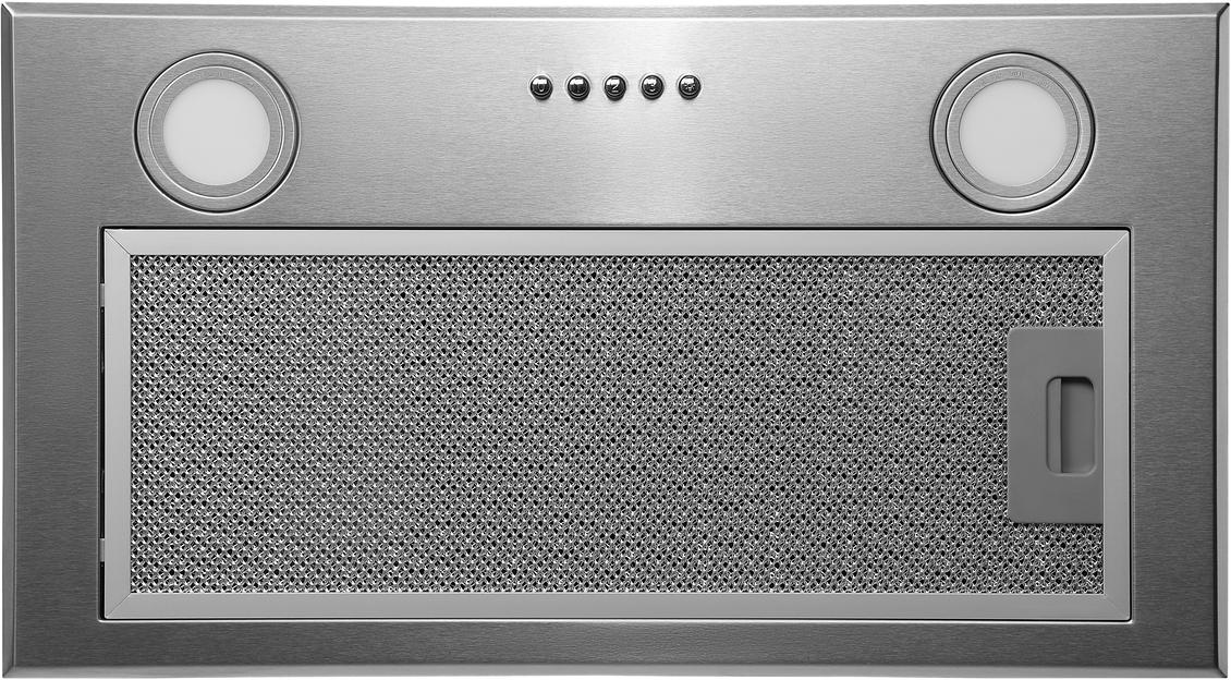 Вытяжка встраиваемая Hyundai HBB 6033 IX нержавеющая сталь управление: кнопочное (1 мотор) фото 1