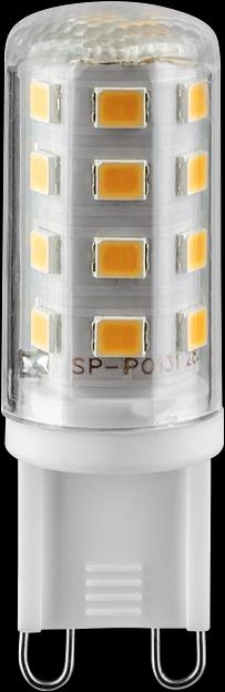 Лампа светодиодная LED 5вт 230в G9 тепло-белый капсульная фото 1