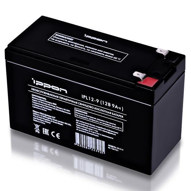Ippon Батарея IPL12-9 12V/9AH {1361421} фото 1