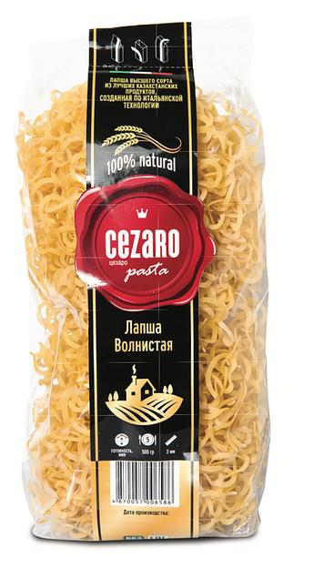 Лапша «Волнистая» Cezaro 500 г фото 1