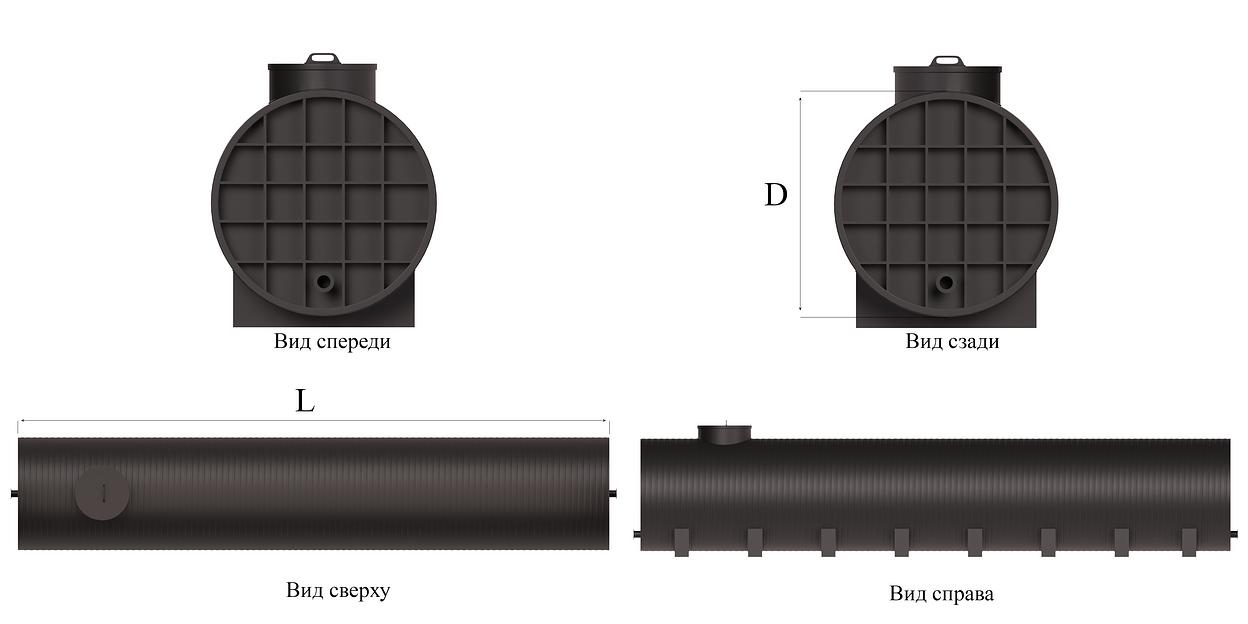 Пластиковые наземные емкости вертикального или горизонтального типа фото 6