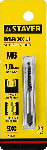 STAYER M6 х 1, одинарный метчик для сквозных и глухих отверстий (28021-06-1.0) фото 2