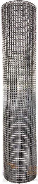 Сетка сварная оцинк. d=1.5 12*12 мм 1,0 м 10 м для крол. фото 1