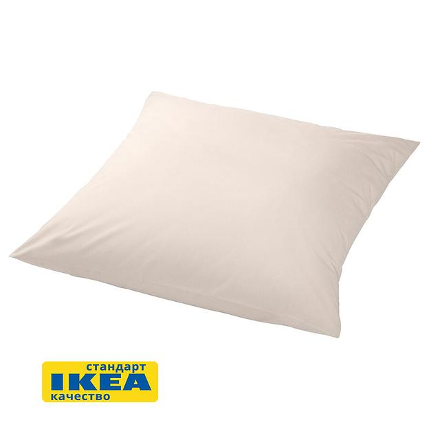 Наволочка УЛЬВИДОРО (ИКЕА УЛЛЬВИДЕ) 70x70, бежевый, поплин KL-70500301 фото 1