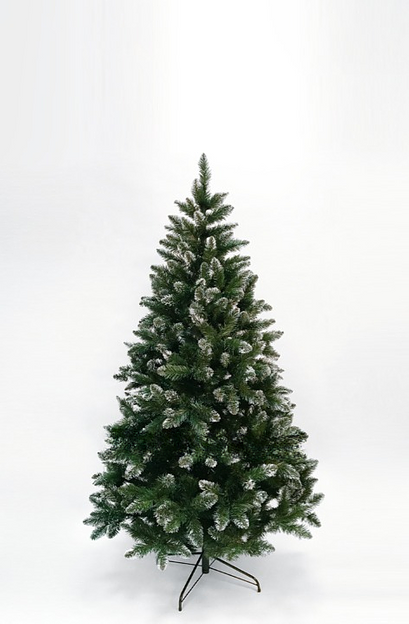 Искусственная ель с белыми кончиками «Олимпийская Премиум» 180 см ОПТ фото 1