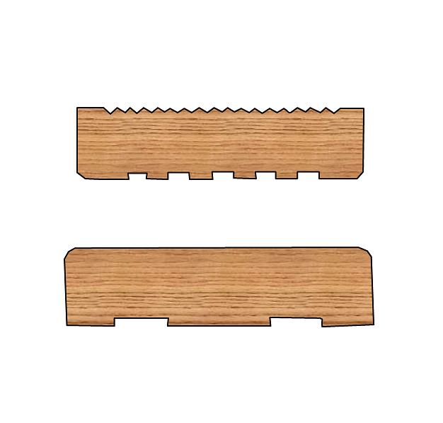 Террасная доска (вельвет, гладкая), сорт АВ фото 1