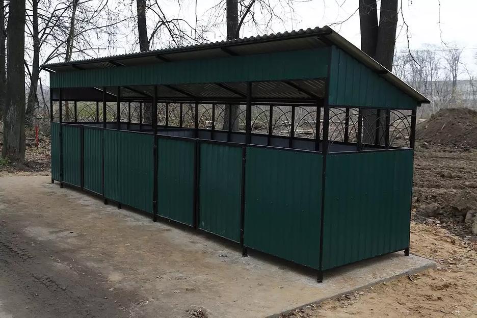 Контейнерные площадки для ТБО - Стальные металлоконструкции фото 3