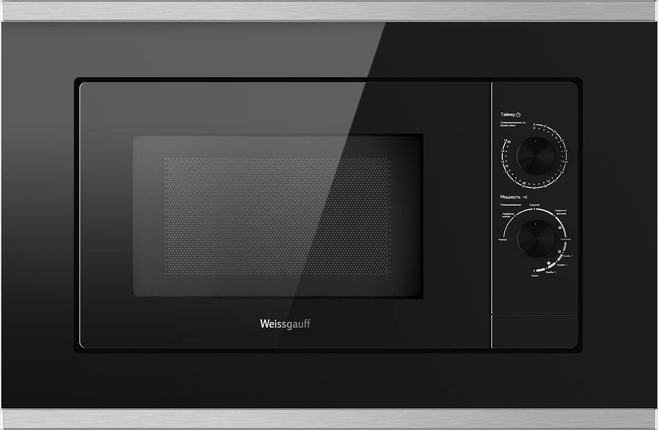 Микроволновая печь встраиваемая 20L HMT-2017GRILL BLACK WEISSGAUFF фото 1