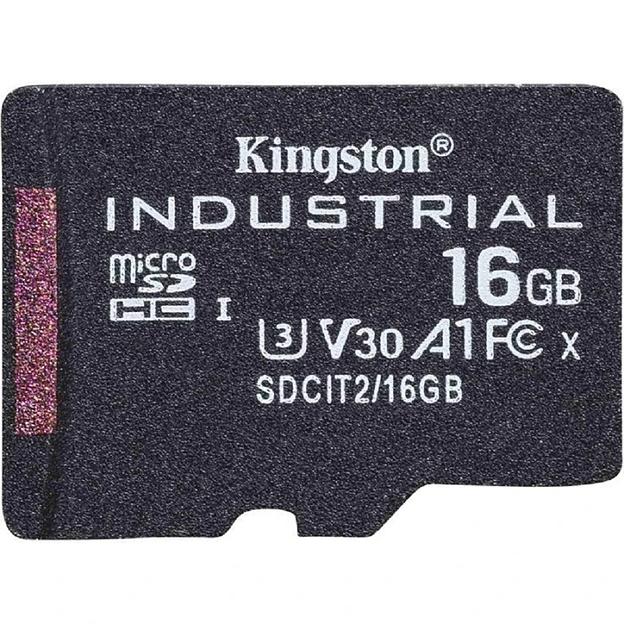 Карта памяти Kingston Industrial microSDHC SDCIT2/16GBSP фото 1