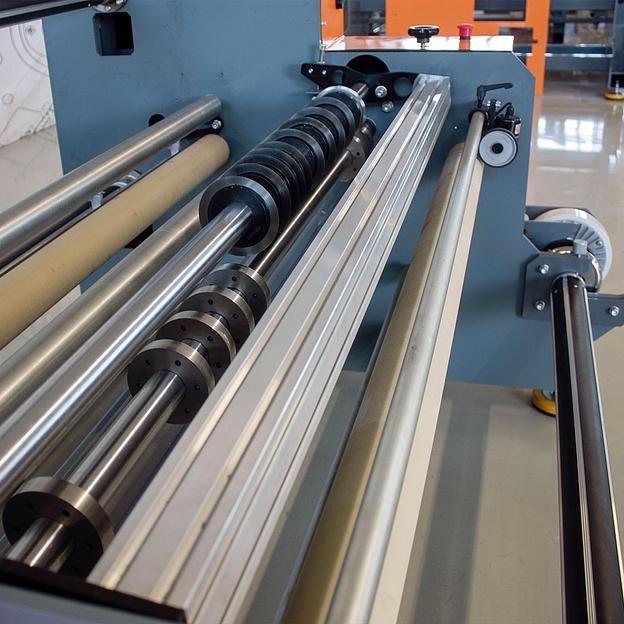 Станок для резки рулонных материалов с перемоткой 1400 фото 8