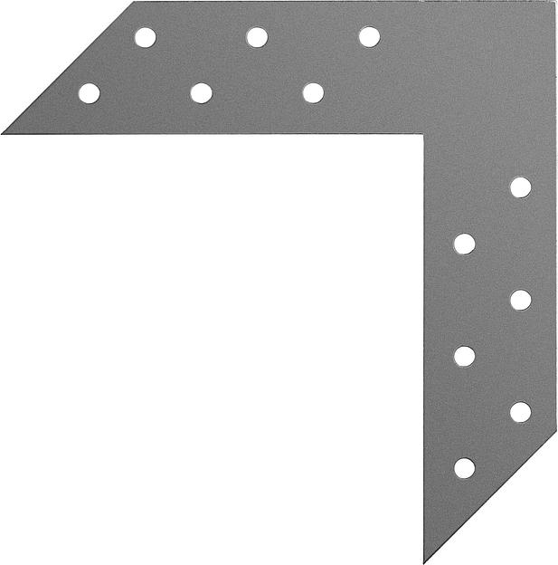 ЗУБР УС-2.0, 145 x 145 x 35 x 2 мм, угловой соединитель (31044-145) фото 1