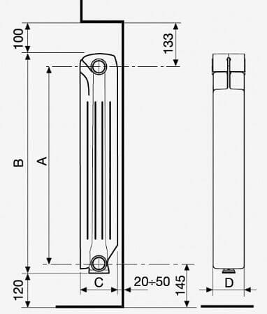 Радиатор «Fondital Calidor Super PLUS» фото 2