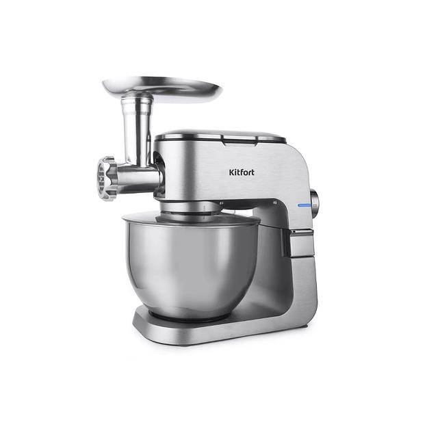 Цельнометаллический планетарный миксер Kitfort КТ-1350 («2 в 1» ) фото 1