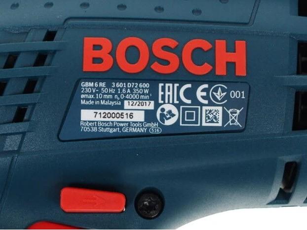 Сетевая дрель GBM 6 RE 601472600 BOSCH фото 4