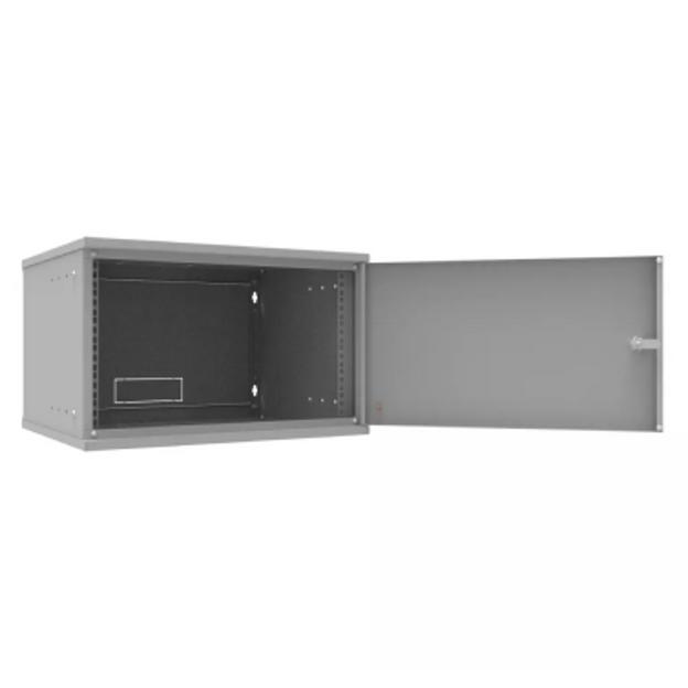 Шкаф телекоммуникационный настенный 6U, 523х450х332мм серия LITE (металлическая дверь) фото 5