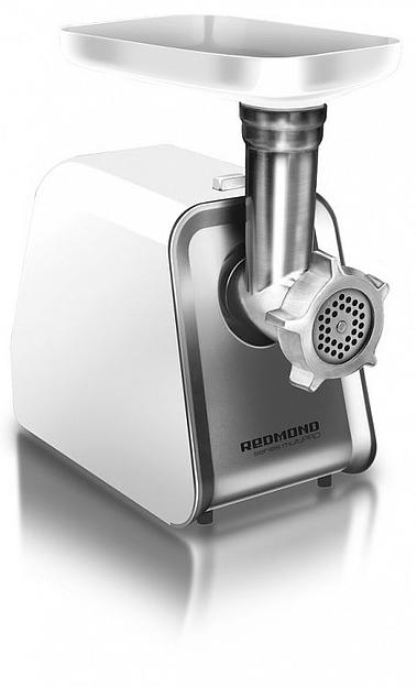Мясорубка Redmond RMG-1216-8 1200Вт белый/серебристый фото 2