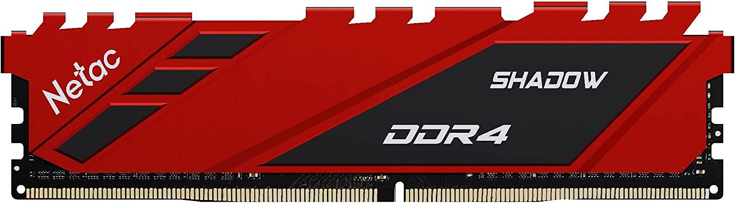 Память DDR4 16Gb 3200MHz Netac NTSDD4P32SP-16R Shadow RTL PC4-25600 CL16 DIMM 288-pin 1.35В фото 1
