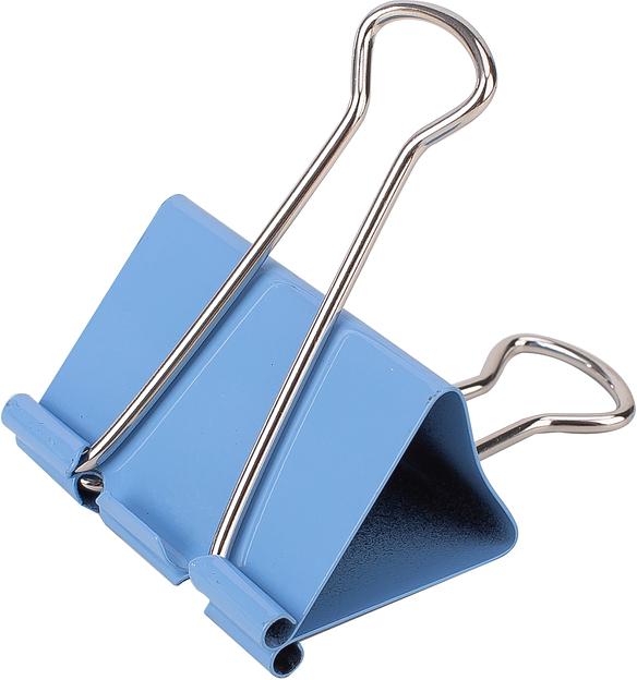 Зажимы Deli E8552A металл 41мм ассорти (упак.:24шт) пластиковая коробка фото 4