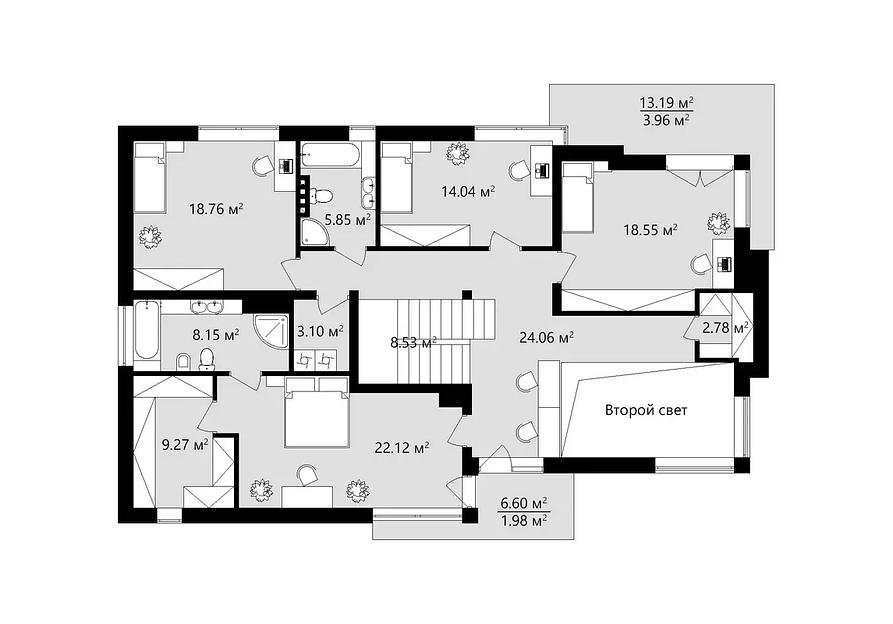 Проект дома KDR – 10 фото 4