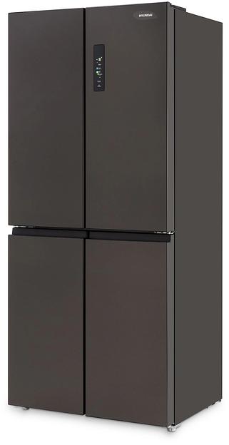 Холодильник Hyundai CM45043F 3-хкамерн. черная сталь фото 6