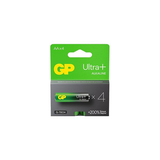 AA Батарейка GP Ultra Plus Alkaline 15AUPA21-2CRSB4, 4 шт. фото 1