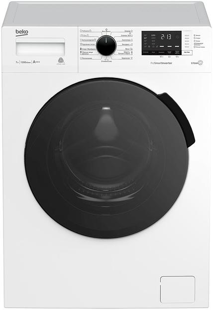 Стиральная машина Beko RSPE78612W класс: A+++ загр.фронтальная макс.:7кг белый фото 1