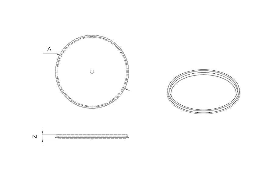 Крышка пластиковая КР 95 фото 1