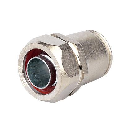 Муфта металлорукав DN 40-жесткая труба д.50,мм, IP66/IP67, никелированная латунь фото 1