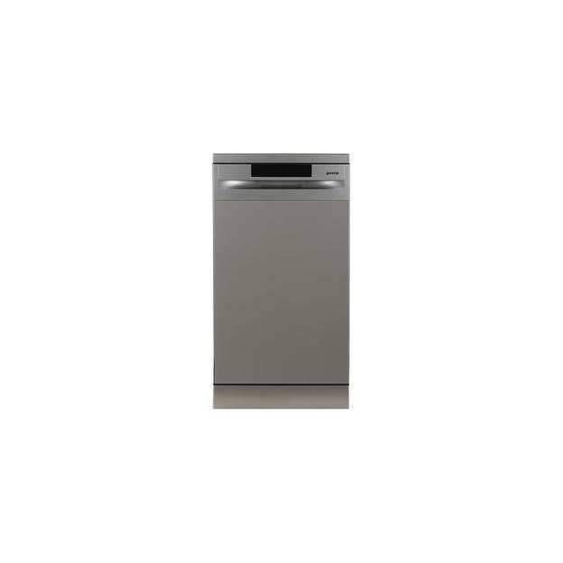 Посудомоечная машина Gorenje GS520E15S (2 корзины), узкая, напольная, 44.8см, загрузка 9 комплектов, нержавеющая сталь фото 1
