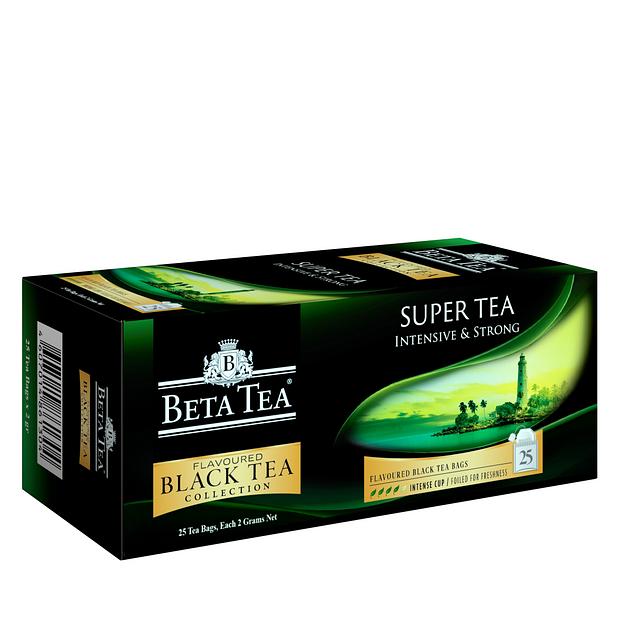 Чай чёрный в пакетиках «Бета Чай Супер Чай» («Beta Tea Super Tea») 25×2 г фото 1