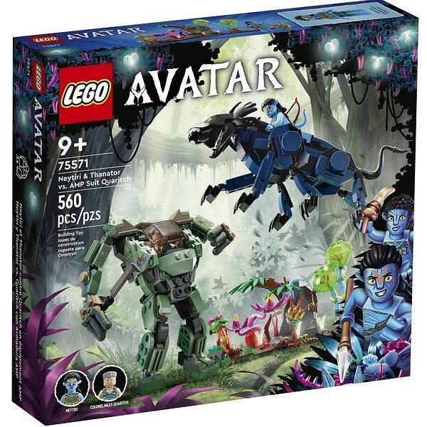 Конструктор LEGO Avatar Нейтири и Танатор против Куаритча в скафандре УМП 75571 фото 1