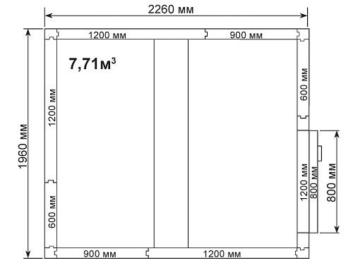 Камера холодильная КХН-7,71 фото 2