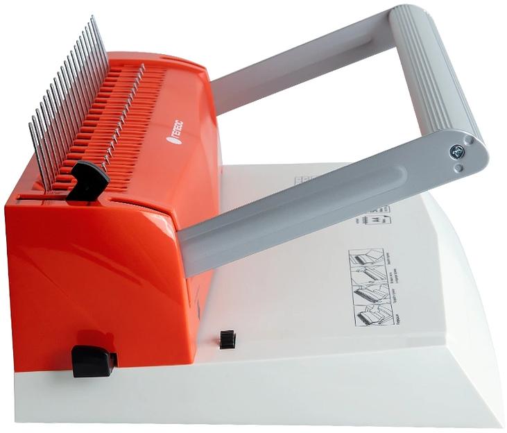 Переплетчик Heleos БП16ПБК A4/перф.16л.сшив/макс.500л./пластик.пруж. (6-51мм) фото 4