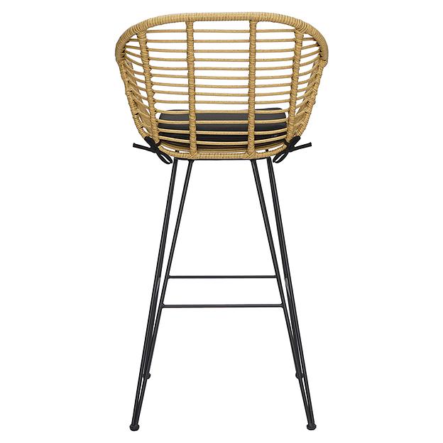 Стул барный Vetle Bent, ротанг фото 5